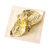Feuilles d'or imitation Australie 14*14cm pour papier peint, meubles, décoration de plafond, papier doré