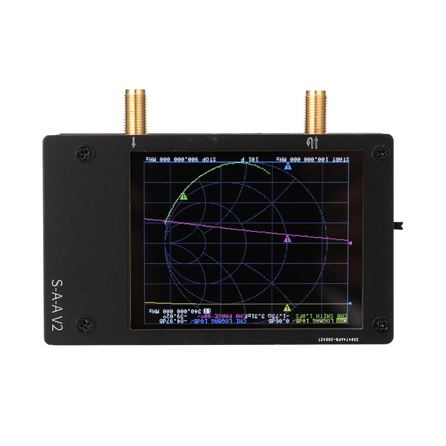 S-A-A V2 NanoVNA V2 2.8 Inch 3G Vector Network Analyzer 50KHz-3GHz Range Antenna Analyzer Tester Standing Wave HF VHF UHF