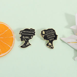 Jane Austen Emaille Pin Proud Booish Girl Zitat Brosche Revers Abzeichen Schmuck Geschenk für literarische Fans - Product Image 2