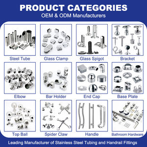 Accessoires modernes en acier inoxydable pour rampes d'escalier, pinces à verre moulées sur mesure <span class=keywords><strong>de</strong></span> précision, pièces <span class=keywords><strong>de</strong></span> <span class=keywords><strong>fixation</strong></span> pour balustrades <span class=keywords><strong>de</strong></span> balcon, résistantes à l'eau - Product Image 5
