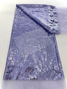 Ống ngọc trai mới thêu sequin hình chữ nhật và vải cuộn cho váy dạ hội, trang phục biểu diễn, vải lưới - Product Image 4