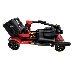 <span class=keywords><strong>Scooter</strong></span> de mobilité pliable léger à quatre roues, moteur sans balais, batterie au lithium 24V, scooters <span class=keywords><strong>pour</strong></span> seniors, voyage compact - Product Image 4