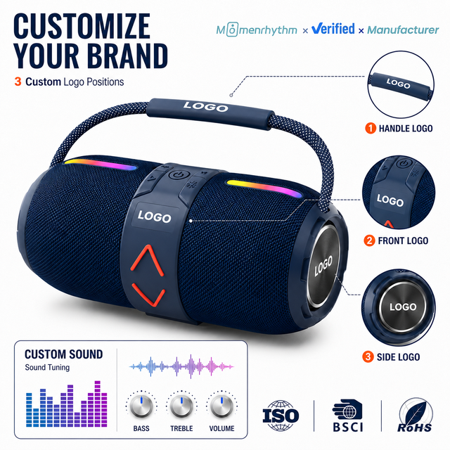 Outdoor Portable Waterpoof S480 Speaker Personalized Logo Subwoofer Party Bt Speaker Wireless Boombox Surround Speakers