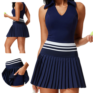 Ensemble de vêtements de tennis pour femmes, imprimé, grande taille, pour chemise et jupe, uniforme de club personnalisé, été, séchage rapide, respirant - Product Image 1
