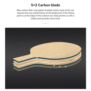 Vợt bóng bàn chuyên nghiệp ALC, nhẹ, làm bằng sợi carbon, lõi 7 lớp - Product Image 3