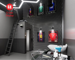 การออกแบบตกแต่งภายในร้านตัดผมสุดหรู |   เฟอร์นิเจอร์ตกแต่งร้านเสริมสวยชายแบบกำหนดเอง & สถานีตัดผมไม้เนื้อแข็ง Dero - Product Image 6