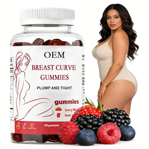 Integratori Erboristici per l'Aumento del Seno Senza Zucchero, Etichetta Privata OEM, 60 Gommose per Rassodare e Volumizzare il Seno, Supporto Immunitario - Product Image 1