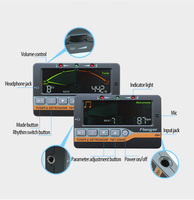 Accordeur électronique 3-en-1 Flanger FMT-206RC pour guitare, violon, ukulélé, piano, 12 temps égaux, machine d'accordage, accordeur de guitare