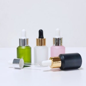 ขวดแก้วน้ำมันหอมระเหยคุณภาพสูง สีชมพูดำด้าน พร้อมหลอดหยดแก้ว ขวดแก้วทรงเฉียง - Product Image 6