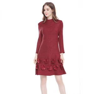 De China, venta al por mayor de manga larga vestido de falda de las mujeres, más tamaño vestidos - Product Image 3