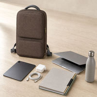 Sac à dos pour ordinateur portable imperméable 36-59 L, en polyester, unisexe, pour les voyages d'affaires