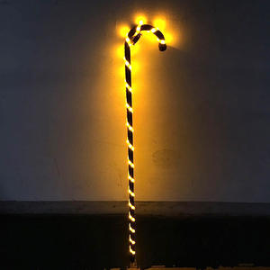 Bastón de baile de escenario, bastón LED con muleta, bastón de Jazz, bastón de iluminación, regalo de Festival de Navidad, <span class=keywords><strong>bastones</strong></span> luminosos Led - Product Image 3