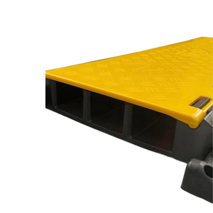 Heavy Duty Road Security Event Road Speed Bump 50mm Cable Cover Protector Road Speed Bump Rubber Cable Protector With 3 Channel - Product Image 5