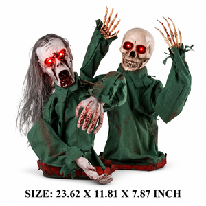 Wholesale <b>Halloween</b> Vampire Coffin <b>Decorations</b> <b>Outdoor</b> Plastic <b>Halloween</b> Skulls Mummies - Product Image 6