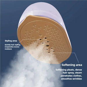 Mini plancha eléctrica de 1200W, nuevo diseño, plancha de vapor de cerámica portátil para uso doméstico, para coche, Hotel, enchufe de EE. UU. con enchufe de EE. UU. - Product Image 1