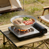 Barquette ronde en aluminium de 1400 ml, robuste, jetable, argentée, résistante à la chaleur, pour rôtir, cuire et conserver les aliments