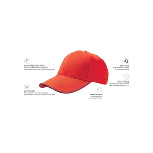 Cappellino ad alta visibilità personalizzabile per merchandising - Product Image 2