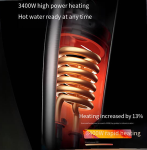Chauffe-eau électrique instantané pour cuisine avec affichage numérique et <span class=keywords><strong>robinet</strong></span> de sortie d'eau à température constante - Product Image 3