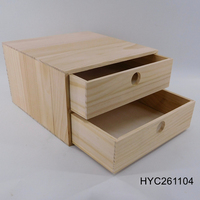 Caja de Madera para Cajones, Organizador de Escritorio de Madera
