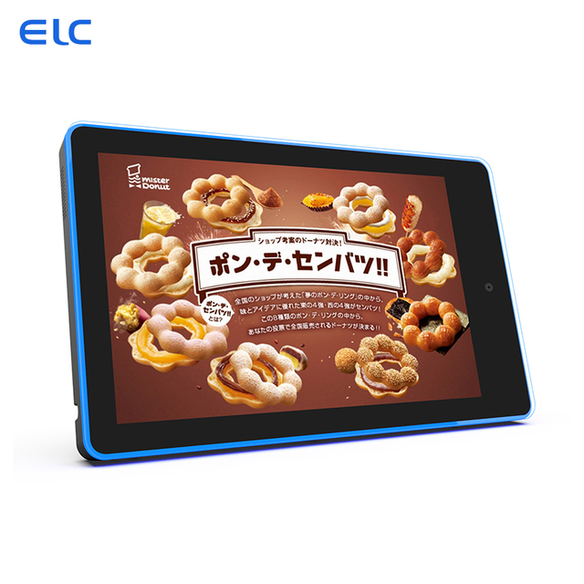 2024 New Design Wall Mount Android Tablet 10.1" Capacitive Touch Screen RJ45 2+16GB RAM/ROM for Professional Advertising Use