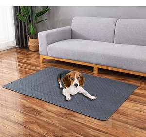 HIPHOPPET Groothandel Op Maat Wasbare Herbruikbare Plasmatjes Waterdicht Binnen Antislip Zindelijkheidstraining Mat voor Honden Katten Huisdieren - Product Image 2