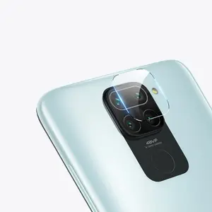 Película de vidro temperado 2.5d para xiaomi, proteção contra arranhões para câmera xiaomi redmi note 9 9s 9 pro