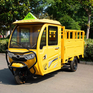 Chinese Manufacture <strong>3</strong> Wheel Cargo <strong>Tricycle</strong> Electric <strong>Tricycle</strong> Two Seats Electric Dump Truck With <strong>Closed</strong> <strong>Cabin</strong> - Product Image 1
