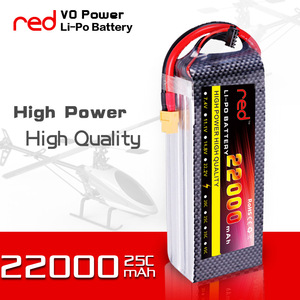 Lipower 22000mAh <span class=keywords><strong>RC</strong></span> LiPo pin 6S 11.1V của Trung Quốc tốt nhất có thể sạc lại Lithium Ion bay không người lái Pin gói - Product Image 2
