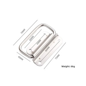 Hiện Đại Thiết Bị Công Nghiệp Rắn Thép Không Gỉ Di Chuyển Xử Lý Dày Gấp Xử Lý Cho Tủ Bếp Ngăn Kéo Đồ Nội Thất - Product Image 6