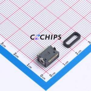 UC08-0B16F00P11 USB Connector SMD Connector ( Connector Type: Type-C )( Gender: Female )( Mounting Type: Horizontal Mount ) - Product Image 2