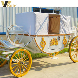 Trouvez une calèche électrique similaire à une calèche royale de mariage pour la vente, idéale pour les visites touristiques et les transports spéciaux - Product Image 1