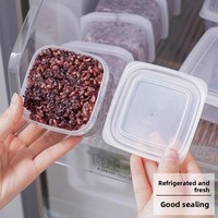 Boîte à déjeuner carrée en acier inoxydable pour riz brun à grains gros, de qualité alimentaire, pour usage domestique, avec compartiments, compatible micro-ondes