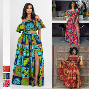 kitenge long dresses 2019