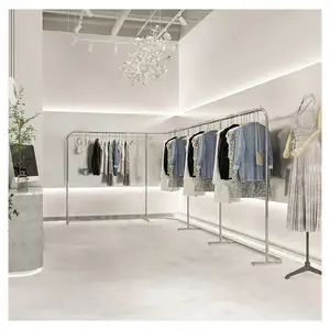 Prima giá rẻ Boutique treo quần áo tùy chỉnh cửa hàng quần áo showroom may