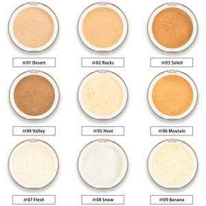 Cara Etiqueta Privada translúcido <span class=keywords><strong>polvo</strong></span> suelto maquillaje bajo moq mate impermeable cosméticos vegano Rosa ajuste <span class=keywords><strong>polvo</strong></span> - Product Image 4