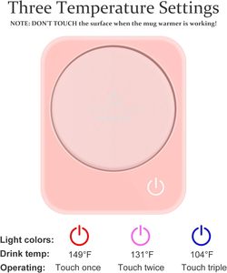 Mug Warmer for Coffee Electric Coffee Warmer for Desk Smart Cup Warmer for Heating Coffee Beverage Milk <b>Tea</b>(No Cup) - Product Image 4