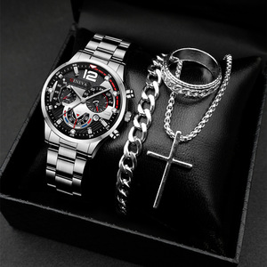 Montre à quartz classique pour homme <span class=keywords><strong>RB</strong></span>-520, bracelet en acier tendance avec diamants, boîtier en alliage et cadran en verre, dernière mode - Product Image 5