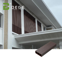 Tubes en bois plastique Composite étanche pour jardin extérieur, tubes en bois, tubes de plafond, tubes en bois