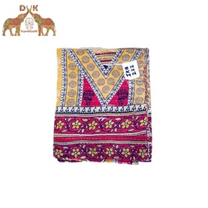 Kantha-colcha vintage de sari reciclado, colcha hecha a mano de bengalí gudari - Product Image 4