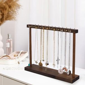 Metal Steel Rectangle Hanging Rack Jewelry Stand Organizer Modern Luxury Design Durable Lightweight Bracelet - Product Image 4