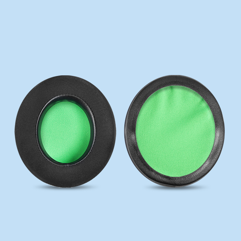 1 piezas de gel de hielo-Negro Earpad Verde