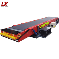 Transportador Telescópico de 1 Nivel LIANXIN, Cinta de Acero al Manganeso para Carga y Descarga de Paquetes a Alta Velocidad, Distribución en Almacenes y Logística