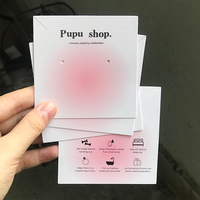Carte de présentation de bijoux en carton pour boucles d'oreilles à texture complexe, bandeaux, bracelets, épingles à cheveux, vente en gros