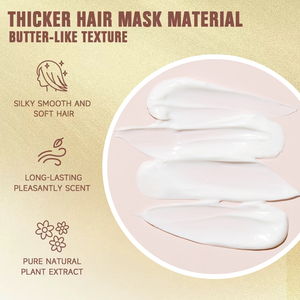 Masque capillaire au <span class=keywords><strong>caviar</strong></span> à la kératine hydrolysée et à l'huile de noix de coco - Crème réparatrice nourrissante et hydratante pour tous types de cheveux - Product Image 5