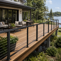 XYF METAL Nouveau style de garde-corps de balcon en câble métallique inoxydable, balustrade sur mesure
