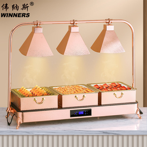 Vincitori attrezzature per la ristorazione commerciale martellata scaldabalini lampada riscaldante di lusso - Product Image 2
