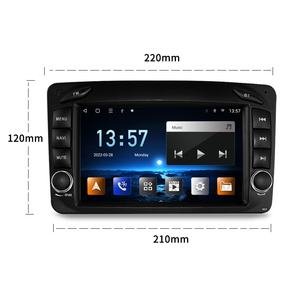 <span class=keywords><strong>Lecteur</strong></span> <span class=keywords><strong>DVD</strong></span> de voiture Android 11 STWEI 7 pouces, navigation GPS 4G, <span class=keywords><strong>Bluetooth</strong></span>, Carplay pour Mercedes Benz Clk W203 W209 C209, lecteurs multimédias - Product Image 2