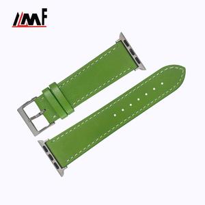 New fashion Colorful 20Mm Italian Nappa Leather <b>Watch</b> Strap Quick Release SmartWatch Strap for I <b>Watch</b> - Product Image 2