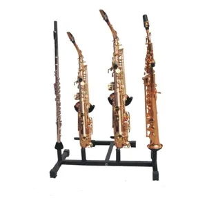Sigmetal Simple structure foot stand metal music instrument display rack for guita retail shop