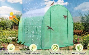 <span class=keywords><strong>Serre</strong></span> tunnel extérieure 3x2x2m robuste avec structure en acier - Product Image 5